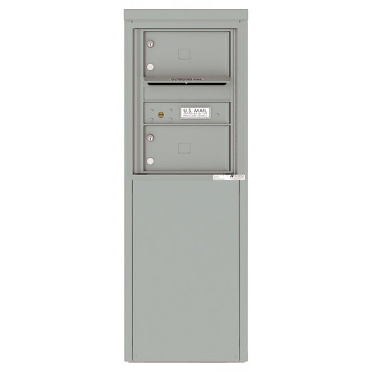 2 Tenant Doors with one Outgoing Mail Compartment - 4C Depot Mailbox Module - 4C06S - 02 - D - Select Commercial Mailboxes