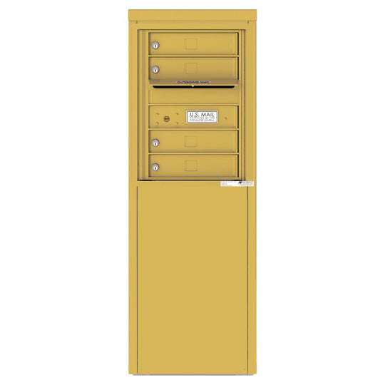4 Tenant Doors with one Outgoing Mail Compartment - 4C Depot Mailbox Module - 4C06S - 04 - D - Select Commercial Mailboxes