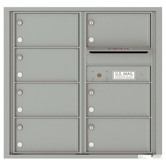 7 Oversized Tenant Doors with Outgoing Mail Compartment - 4C Wall Mount 8 - High Mailboxes - 4C08D - 07 - Select Commercial Mailboxes