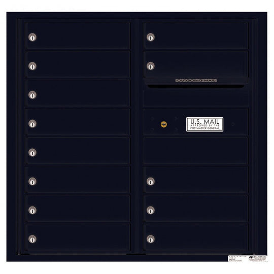 13 Tenant Doors with Outgoing Mail Compartment - 4C Wall Mount 8 - High Mailboxes - 4C08D - 13 - Select Commercial Mailboxes