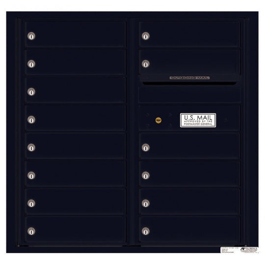 14 Tenant Doors with Outgoing Mail Compartment - 4C Wall Mount 8 - High Mailboxes - 4C08D - 14 - Select Commercial Mailboxes