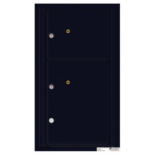 2 Parcel Doors Unit - 4C Wall Mount 8 - High - 4C08S - 2P - Select Commercial Mailboxes