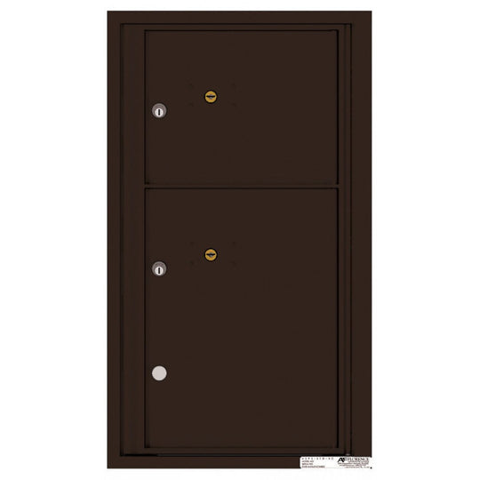 2 Parcel Doors Unit - 4C Wall Mount 8 - High - 4C08S - 2P - Select Commercial Mailboxes