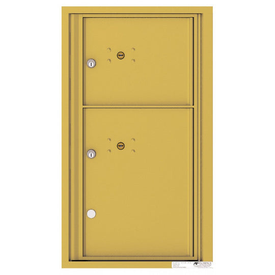 2 Parcel Doors Unit - 4C Wall Mount 8 - High - 4C08S - 2P - Select Commercial Mailboxes