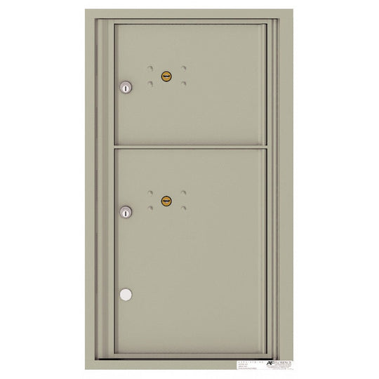 2 Parcel Doors Unit - 4C Wall Mount 8 - High - 4C08S - 2P - Select Commercial Mailboxes