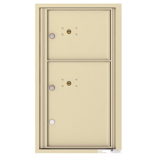 2 Parcel Doors Unit - 4C Wall Mount 8 - High - 4C08S - 2P - Select Commercial Mailboxes
