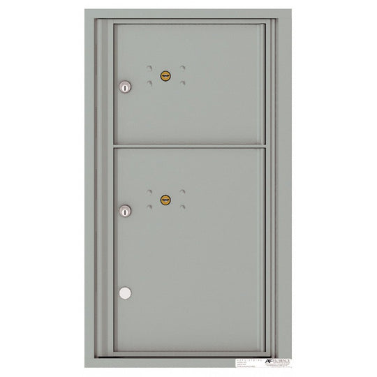2 Parcel Doors Unit - 4C Wall Mount 8 - High - 4C08S - 2P - Select Commercial Mailboxes