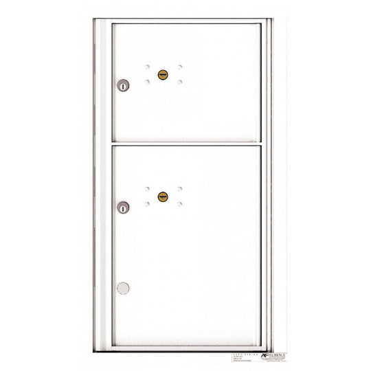 2 Parcel Doors Unit - 4C Wall Mount 8 - High - 4C08S - 2P - Select Commercial Mailboxes