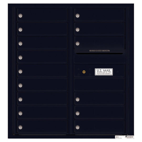 15 Tenant Doors with Outgoing Mail Compartment - 4C Wall Mount 9 - High Mailboxes - 4C09D - 15 - Select Commercial Mailboxes
