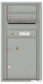 2 Tenant Doors with 1 Parcel Locker and Outgoing Mail Compartment - 4C Wall Mount 9-High Mailboxes - 4C09S-02