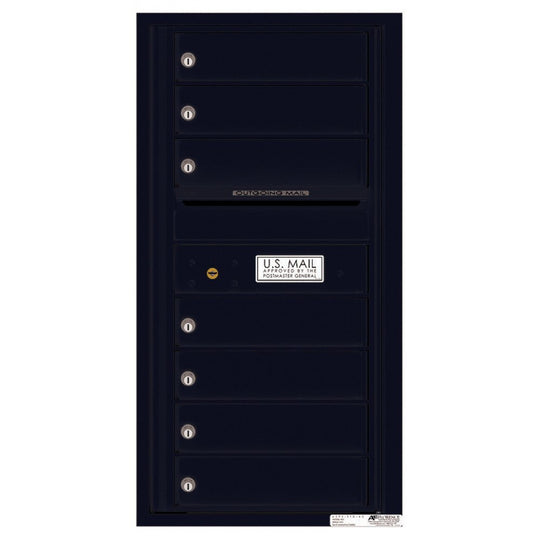 7 Tenant Doors with Outgoing Mail Compartment - 4C Wall Mount 9 - High Mailboxes - 4C09S - 07 - Select Commercial Mailboxes
