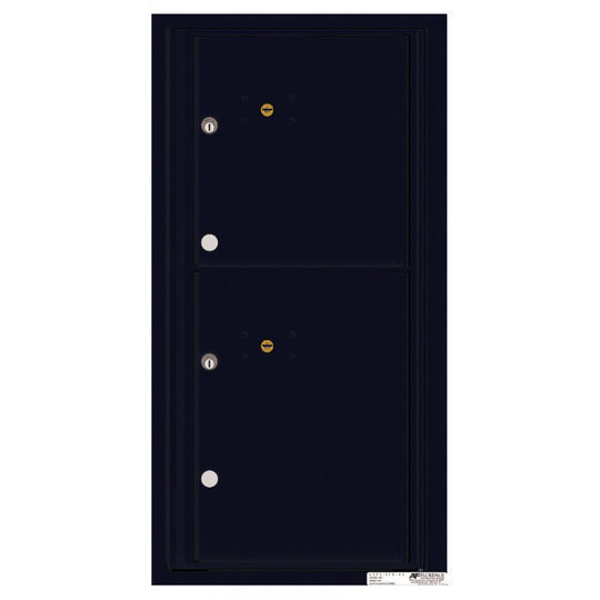 2 Parcel Doors Unit - 4C Wall Mount 9 - High - 4C09S - 2P - Select Commercial Mailboxes