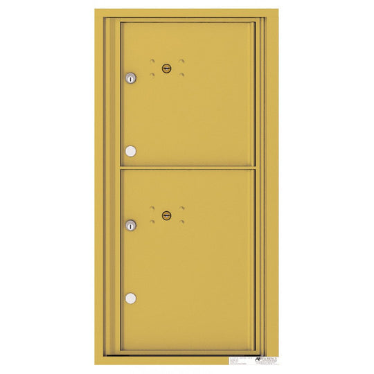 2 Parcel Doors Unit - 4C Wall Mount 9 - High - 4C09S - 2P - Select Commercial Mailboxes
