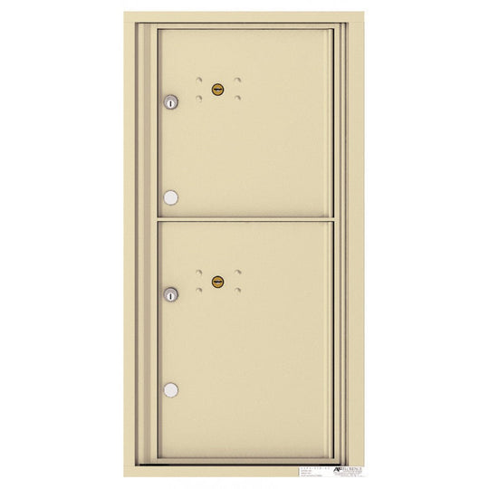 2 Parcel Doors Unit - 4C Wall Mount 9 - High - 4C09S - 2P - Select Commercial Mailboxes