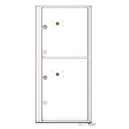 2 Parcel Doors Unit - 4C Wall Mount 9 - High - 4C09S - 2P - Select Commercial Mailboxes