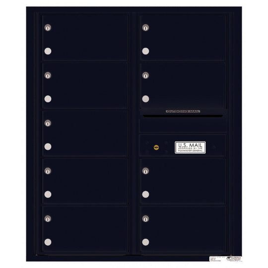 9 Tenant Doors with Outgoing Mail Compartment - 4C Wall Mount 10 - High Mailboxes - 4C10D - 09 - Select Commercial Mailboxes