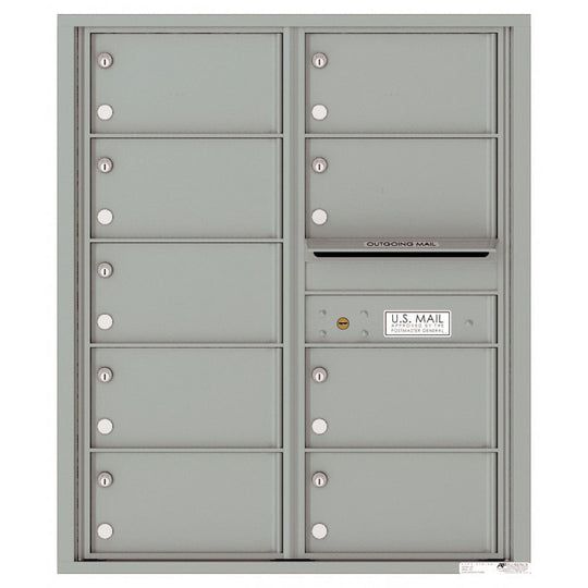 9 Tenant Doors with Outgoing Mail Compartment - 4C Wall Mount 10 - High Mailboxes - 4C10D - 09 - Select Commercial Mailboxes