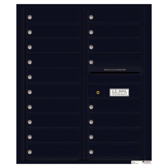 18 Tenant Doors with Outgoing Mail Compartment - 4C Wall Mount 10 - High Mailboxes - 4C10D - 18 - Select Commercial Mailboxes