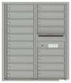 18 Tenant Doors with Outgoing Mail Compartment - 4C Wall Mount 10-High Mailboxes - 4C10D-18