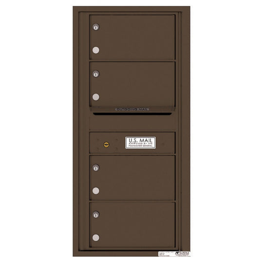 4 Oversized Tenant Doors with Outgoing Mail Compartment - 4C Wall Mount 10 - High Mailboxes - 4C10S - 04 - Select Commercial Mailboxes