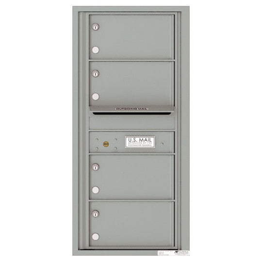 4 Oversized Tenant Doors with Outgoing Mail Compartment - 4C Wall Mount 10 - High Mailboxes - 4C10S - 04 - Select Commercial Mailboxes