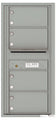 4 Oversized Tenant Doors with Outgoing Mail Compartment - 4C Wall Mount 10-High Mailboxes - 4C10S-04