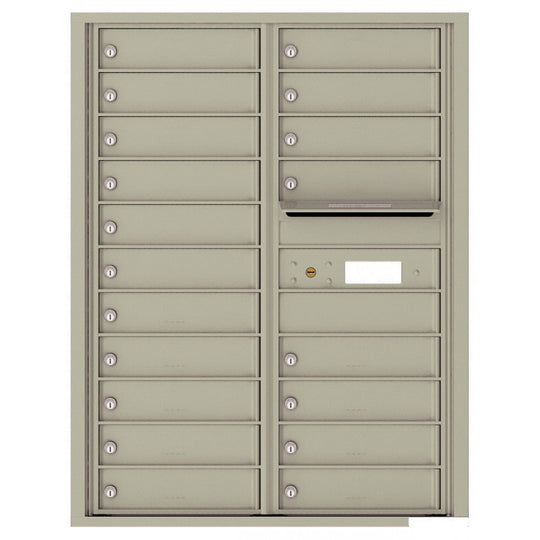 19 Tenant Doors with Outgoing Mail Compartment - 4C Wall Mount 11 - High Mailboxes - 4C11D - 19 - Select Commercial Mailboxes