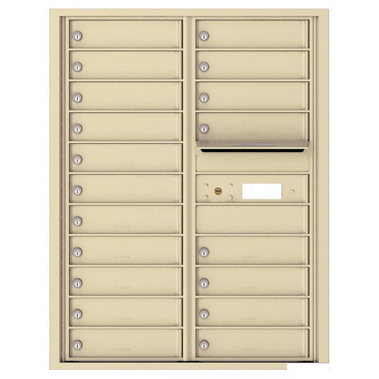 19 Tenant Doors with Outgoing Mail Compartment - 4C Wall Mount 11 - High Mailboxes - 4C11D - 19 - Select Commercial Mailboxes