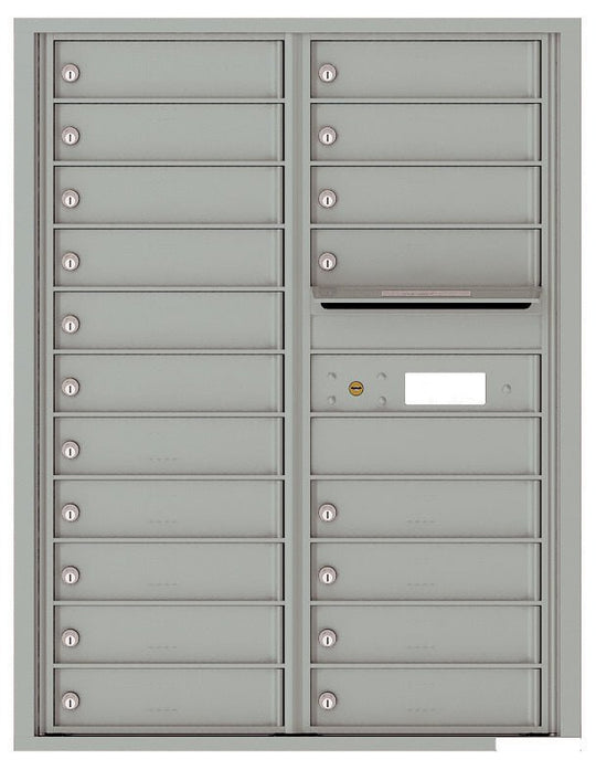 19 Tenant Doors with Outgoing Mail Compartment - 4C Wall Mount 11 - High Mailboxes - 4C11D - 19 - Select Commercial Mailboxes