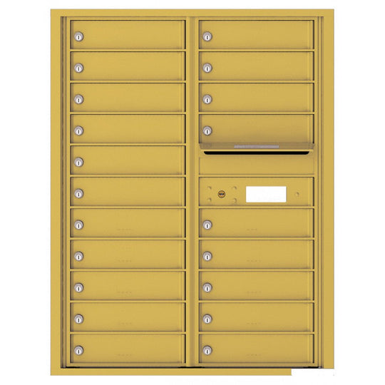 20 Tenant Doors with Outgoing Mail Compartment - 4C Wall Mount 11 - High Mailboxes USPS Approved - 4C11D - 20 - Select Commercial Mailboxes