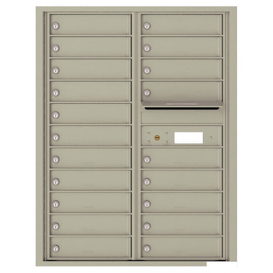 20 Tenant Doors with Outgoing Mail Compartment - 4C Wall Mount 11 - High Mailboxes USPS Approved - 4C11D - 20 - Select Commercial Mailboxes