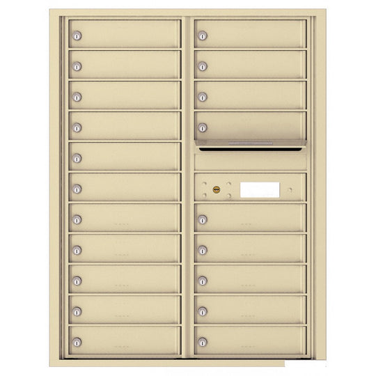 20 Tenant Doors with Outgoing Mail Compartment - 4C Wall Mount 11 - High Mailboxes USPS Approved - 4C11D - 20 - Select Commercial Mailboxes