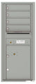 4 Tenant Doors with 1 Parcel Lockers and Outgoing Mail Compartment - 4C Wall Mount 11-High Mailboxes - 4C11S-04