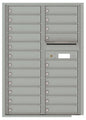 22 Tenant Doors with Outgoing Mail Compartment - 4C Wall Mount 12-High Mailboxes - 4C12D-22