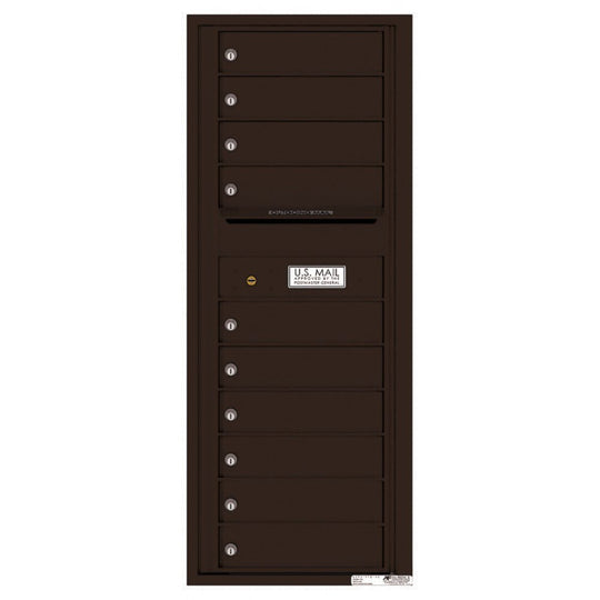 10 Tenant Doors with Outgoing Mail Compartment - 4C Wall Mount 12 - High Mailboxes - 4C12S - 10 - Select Commercial Mailboxes