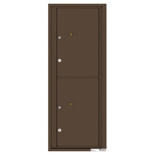 2 Parcel Doors Unit - 4C Wall Mount 12 - High - 4C12S - 2P - Select Commercial Mailboxes