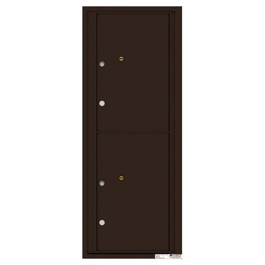 2 Parcel Doors Unit - 4C Wall Mount 12 - High - 4C12S - 2P - Select Commercial Mailboxes