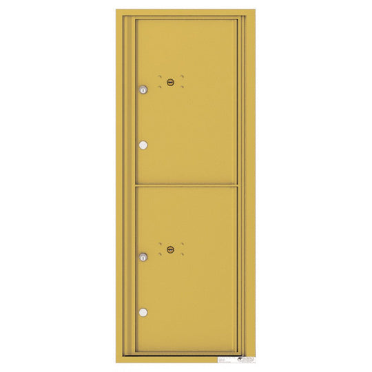 2 Parcel Doors Unit - 4C Wall Mount 12 - High - 4C12S - 2P - Select Commercial Mailboxes