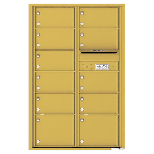 11 Oversized Tenant Doors and Outgoing Mail Compartment - 4C Wall Mount 13 - High Mailboxes - 4C13D - 11 - Select Commercial Mailboxes