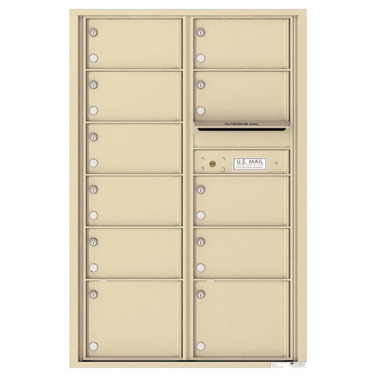 11 Oversized Tenant Doors and Outgoing Mail Compartment - 4C Wall Mount 13 - High Mailboxes - 4C13D - 11 - Select Commercial Mailboxes