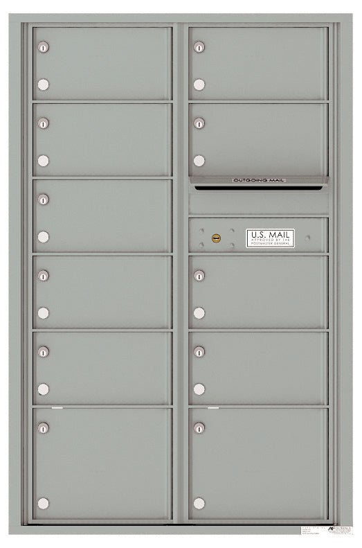 11 Oversized Tenant Doors and Outgoing Mail Compartment - 4C Wall Mount 13 - High Mailboxes - 4C13D - 11 - Select Commercial Mailboxes