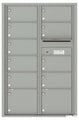 11 Oversized Tenant Doors and Outgoing Mail Compartment - 4C Wall Mount 13-High Mailboxes - 4C13D-11