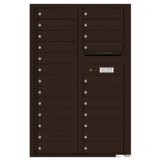 24 Tenant Doors and Outgoing Mail Compartment - 4C Wall Mount 13 - High Mailboxes - 4C13D - 24 - Select Commercial Mailboxes