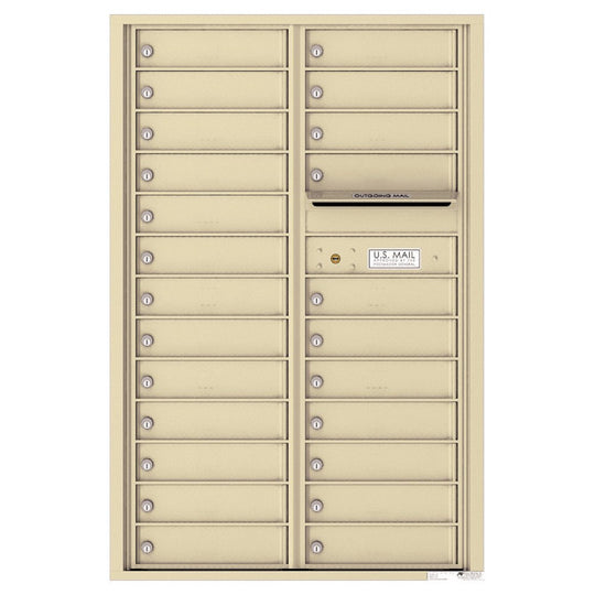 24 Tenant Doors and Outgoing Mail Compartment - 4C Wall Mount 13 - High Mailboxes - 4C13D - 24 - Select Commercial Mailboxes
