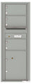 3 Oversized Tenant Doors with 1 Parcel Locker and Outgoing Mail Compartment - 4C Wall Mount 13-High Mailboxes - 4C13S-03