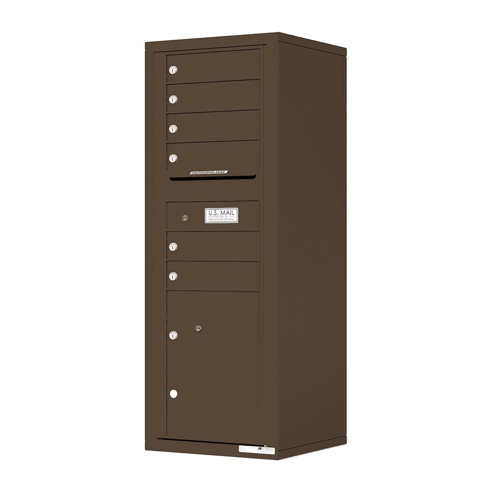 Surface Mounting Collar - 6 Door High for Double Column 4C Mailbox - SM06D - Select Commercial Mailboxes