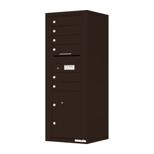 Surface Mounting Collar - 6 Door High for Double Column 4C Mailbox - SM06D - Select Commercial Mailboxes