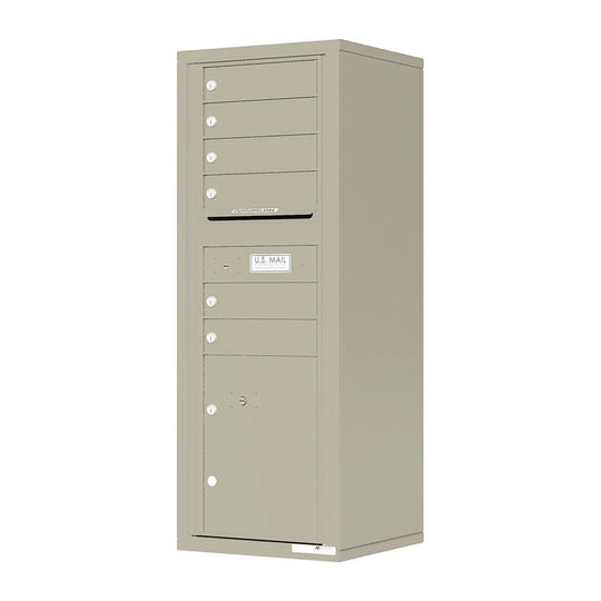 Surface Mounting Collar - 6 Door High for Double Column 4C Mailbox - SM06D - Select Commercial Mailboxes