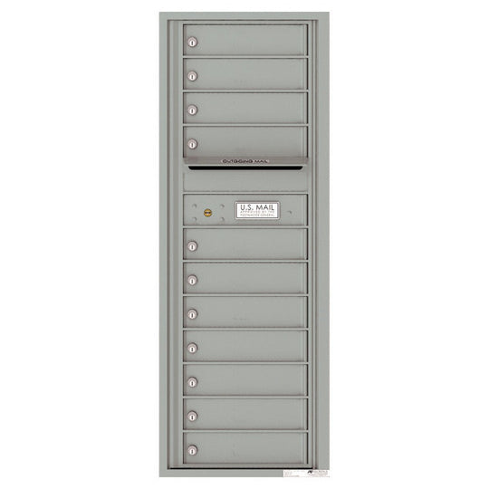 11 Tenant Doors with Outgoing Mail Compartment - 4C Wall Mount 13 - High Mailboxes - 4C13S - 11 - Select Commercial Mailboxes