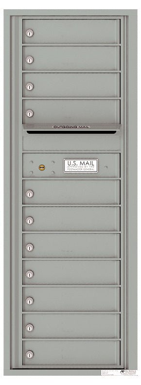 11 Tenant Doors with Outgoing Mail Compartment - 4C Wall Mount 13 - High Mailboxes - 4C13S - 11 - Select Commercial Mailboxes